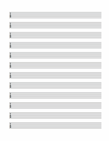 blank guitar tab printable
